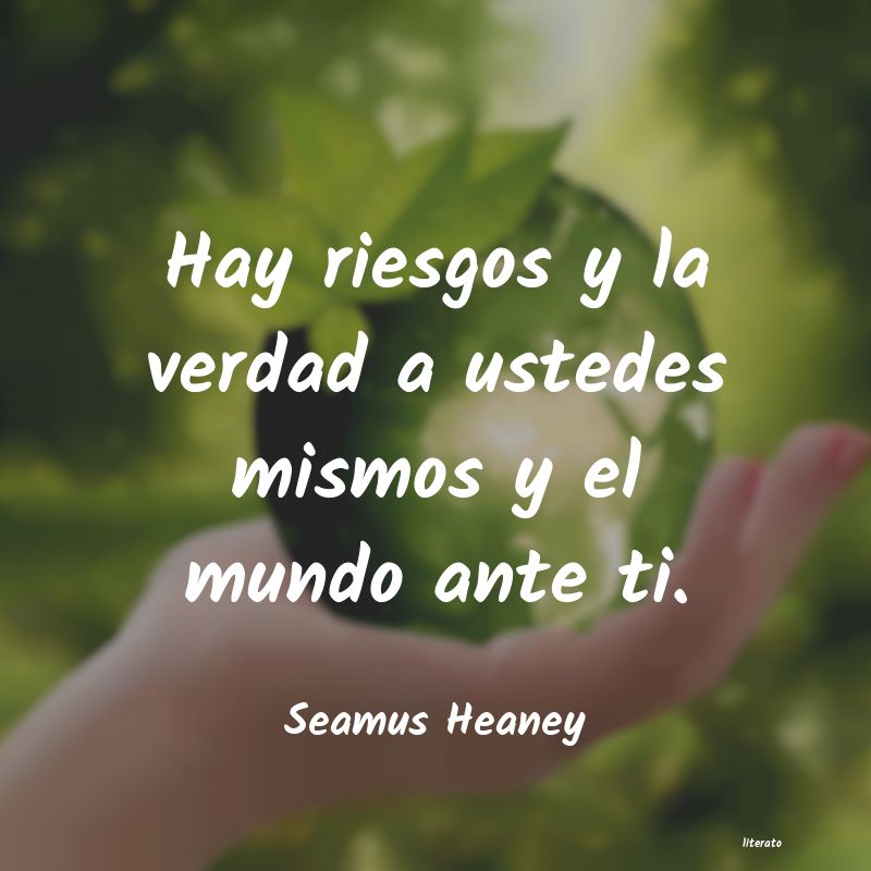 Frases de Seamus Heaney