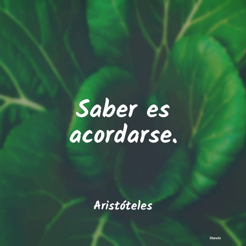 Frases de Aristóteles