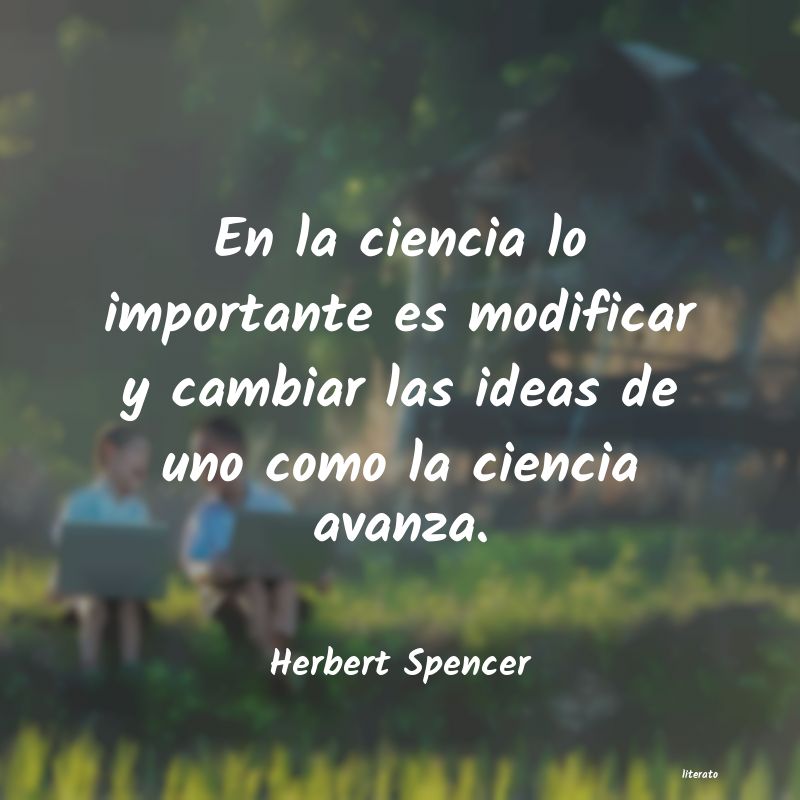 Frases de Herbert Spencer