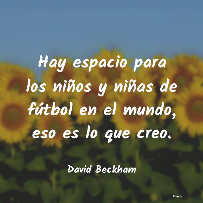 frases de David Beckham