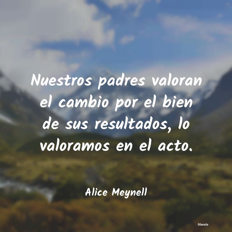 Frases de Alice Meynell