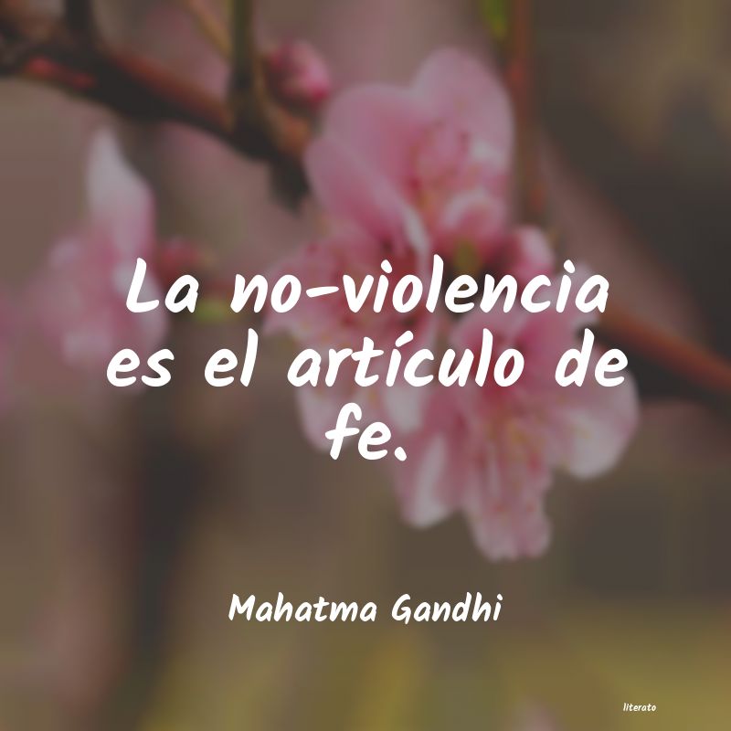 Frases de Mahatma Gandhi