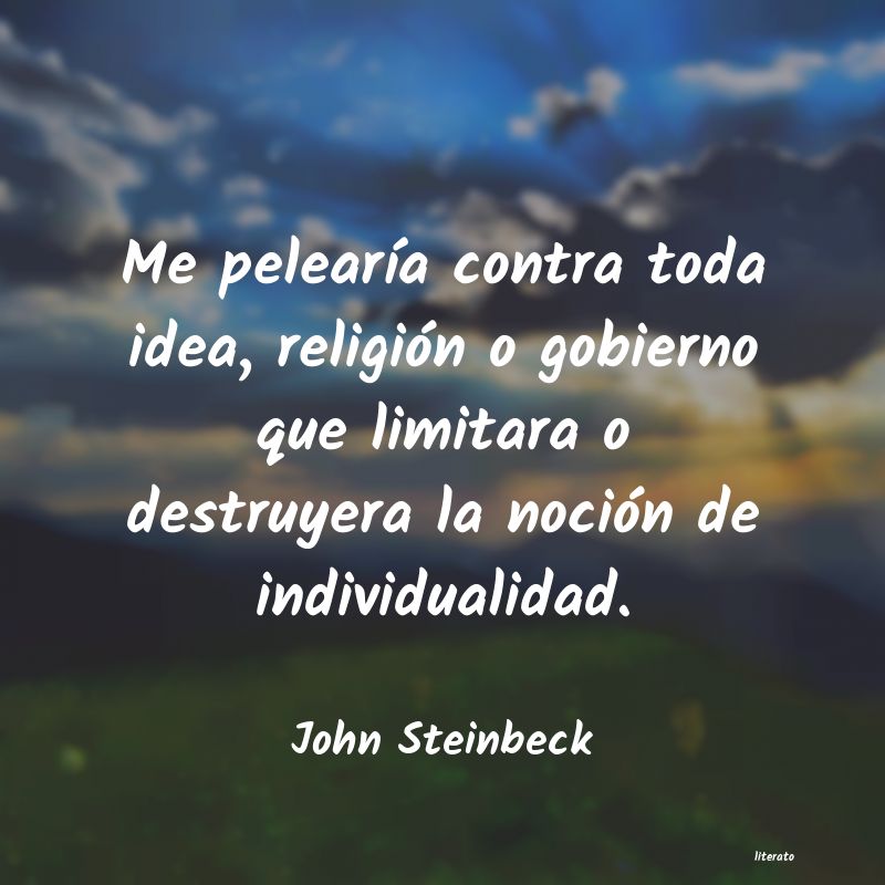 frases de John Steinbeck