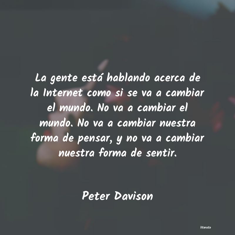 Frases de Peter Davison