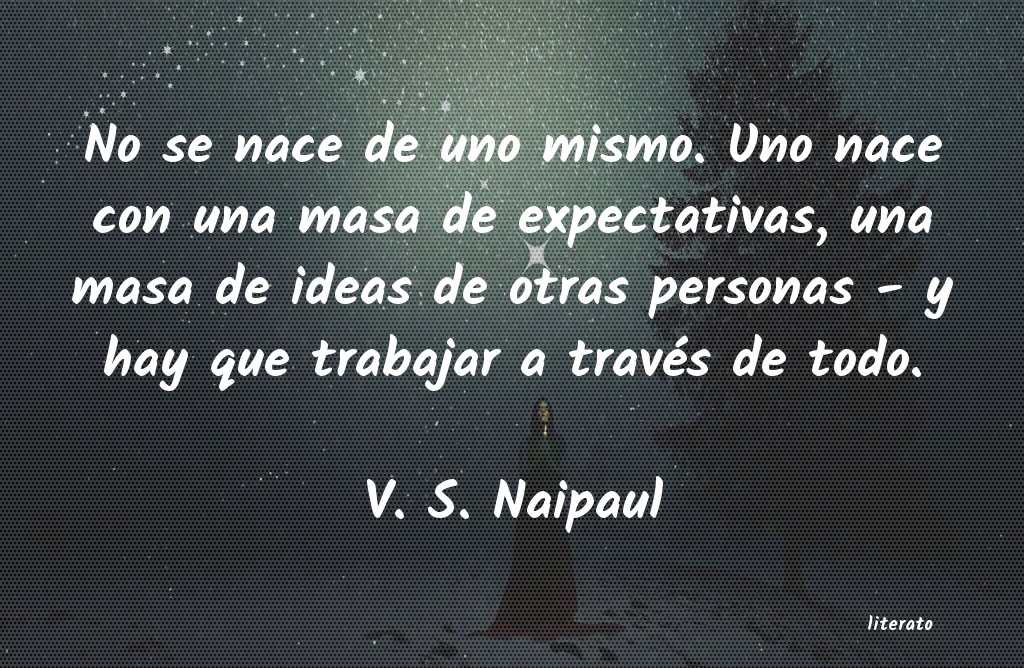 frases de V. S. Naipaul