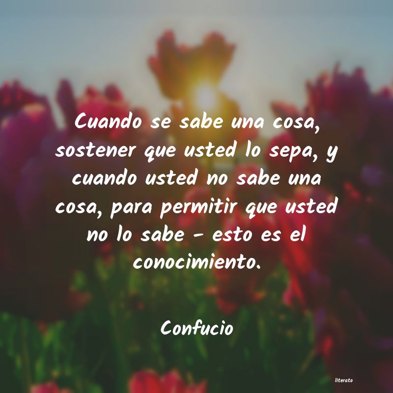 frases de Confucio