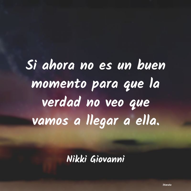 Frases de Nikki Giovanni