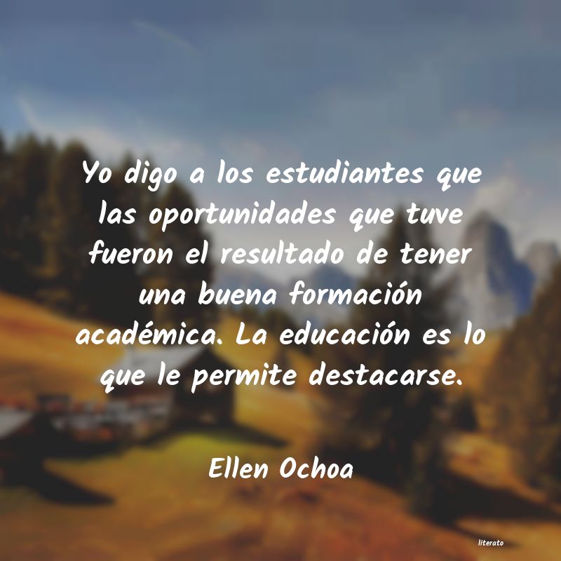 frases de Ellen Ochoa