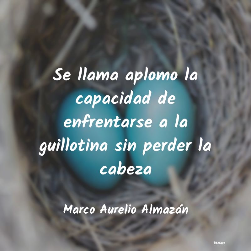 Frases de Marco Aurelio Almazán