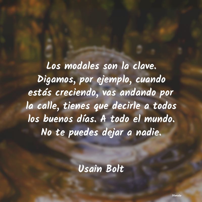 frases de Usain Bolt