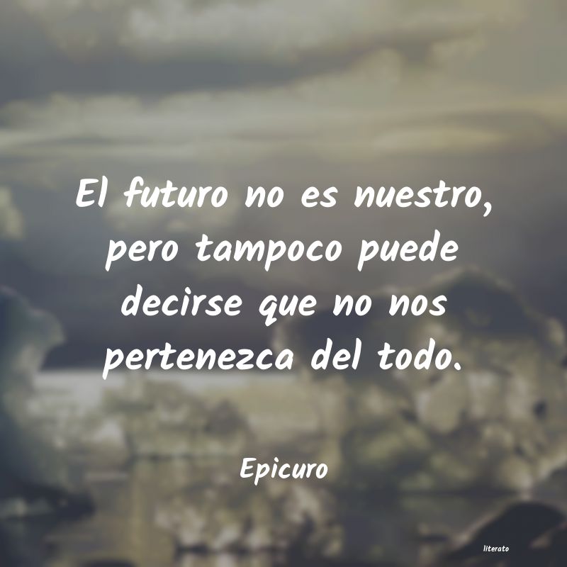 Frases de Epicuro