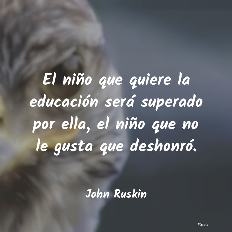 Frases de John Ruskin