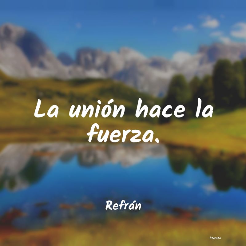 Frases de Refrán