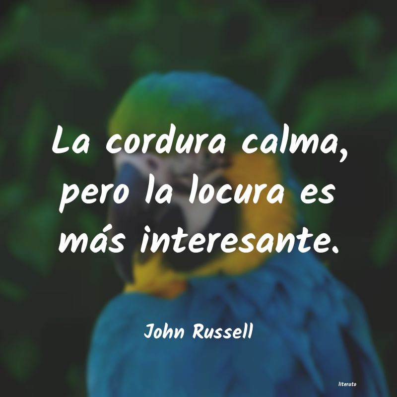 Frases de John Russell