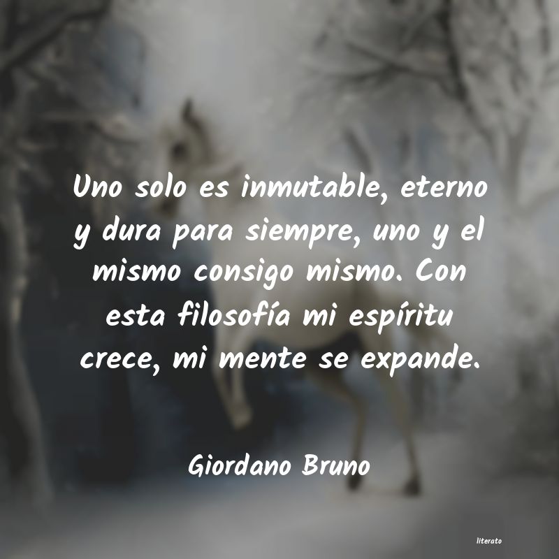 frases de Giordano Bruno