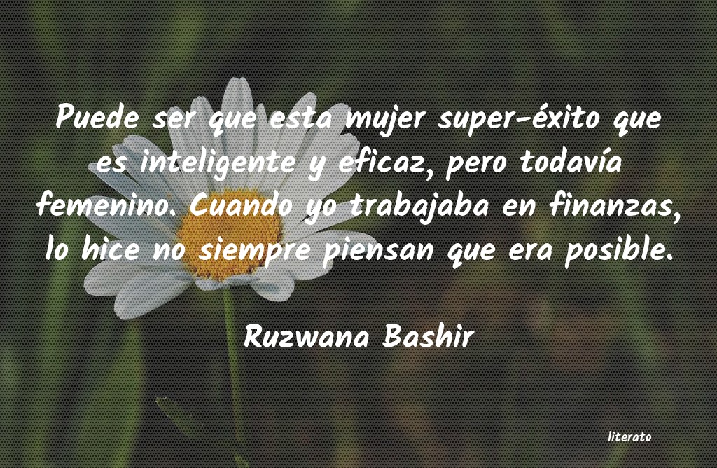 frases de Ruzwana Bashir