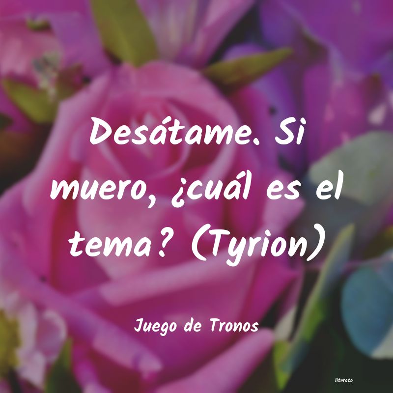 frases de Juego de Tronos