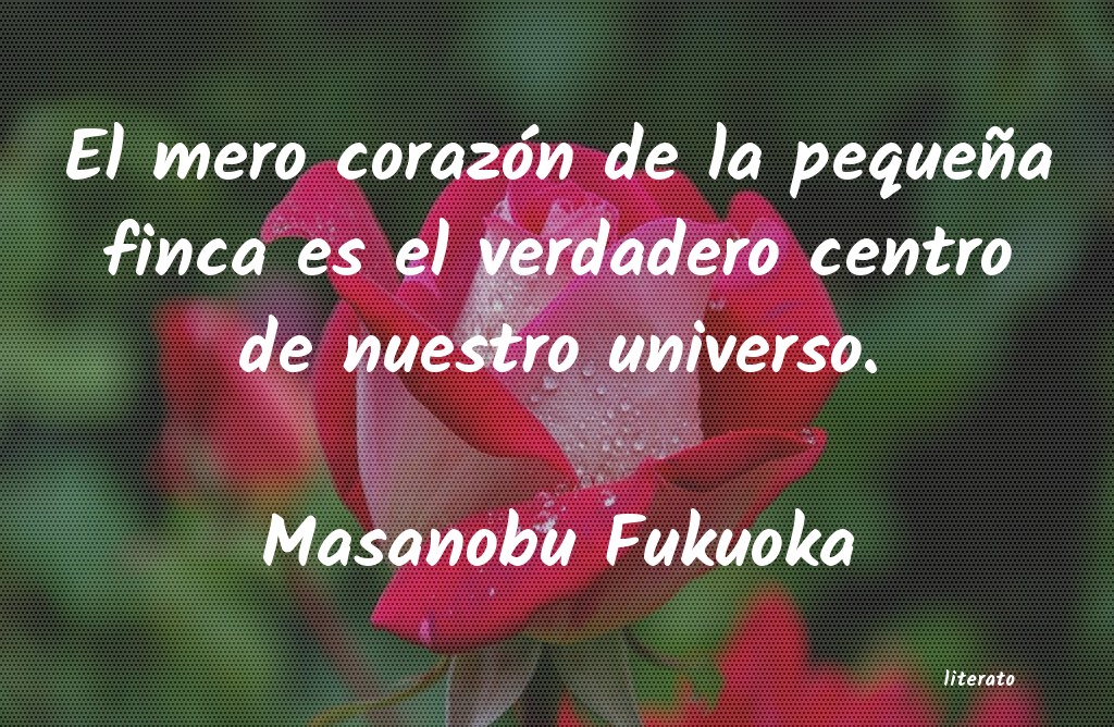 frases de Masanobu Fukuoka