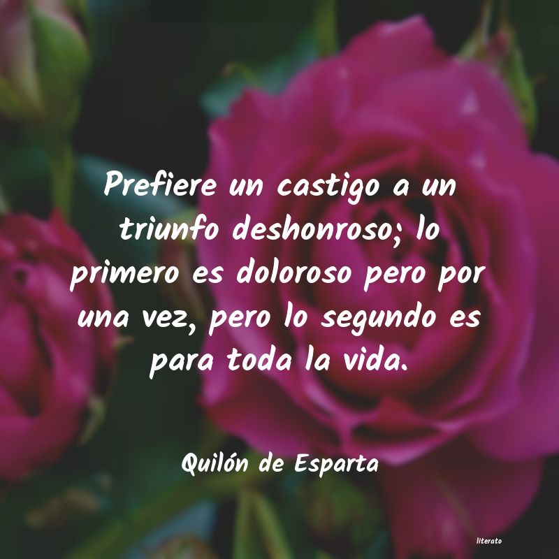 frases de Quilón de Esparta