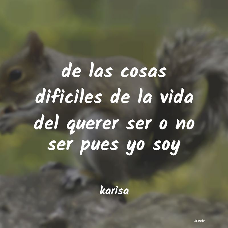 Frases de karisa