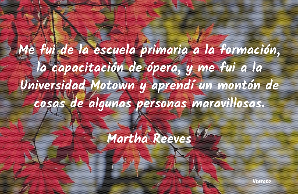 Frases de Martha Reeves