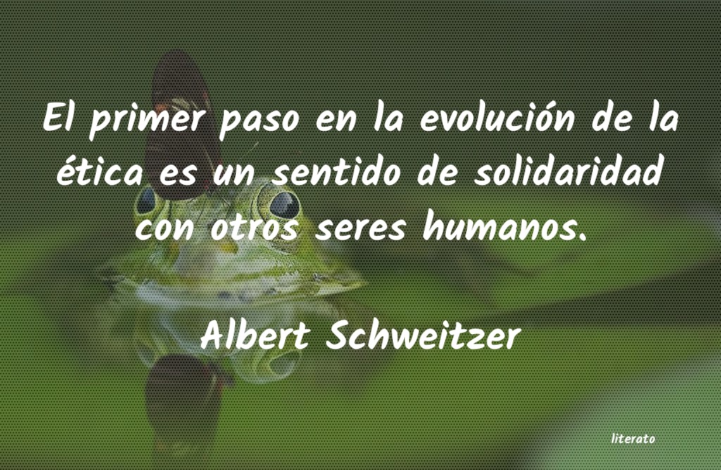 frases de Albert Schweitzer