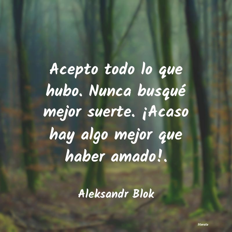 Frases de Aleksandr Blok