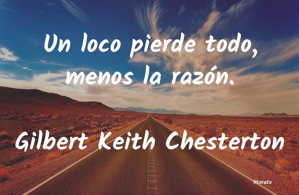 Frases de Gilbert Keith Chesterton