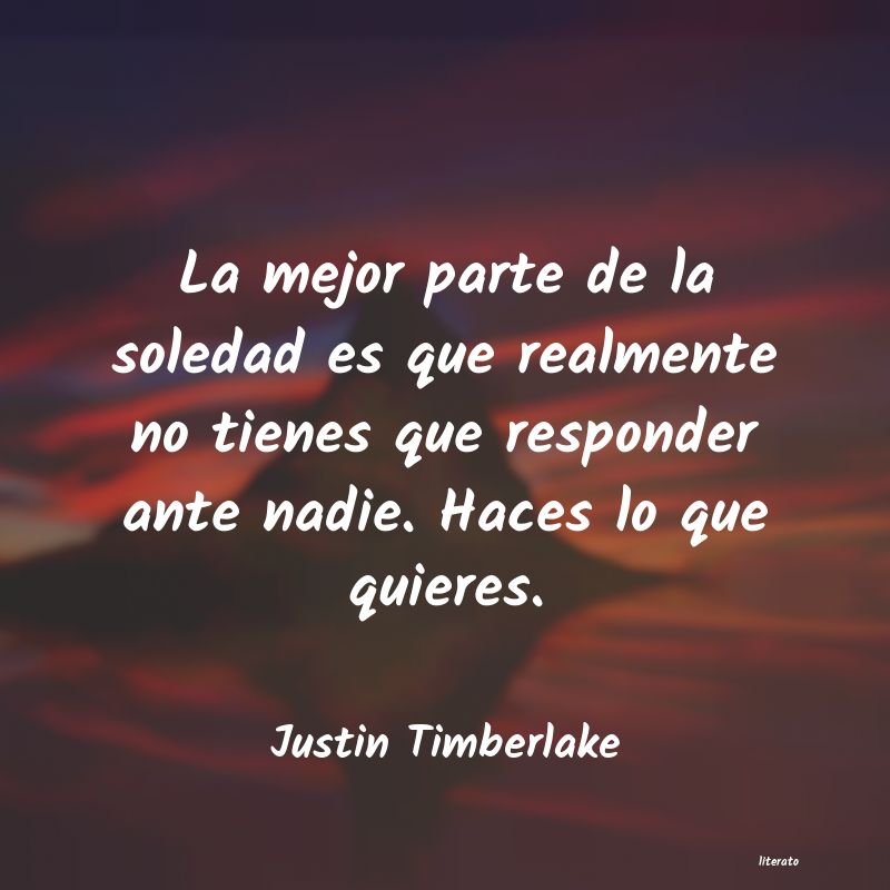 Frases de Justin Timberlake