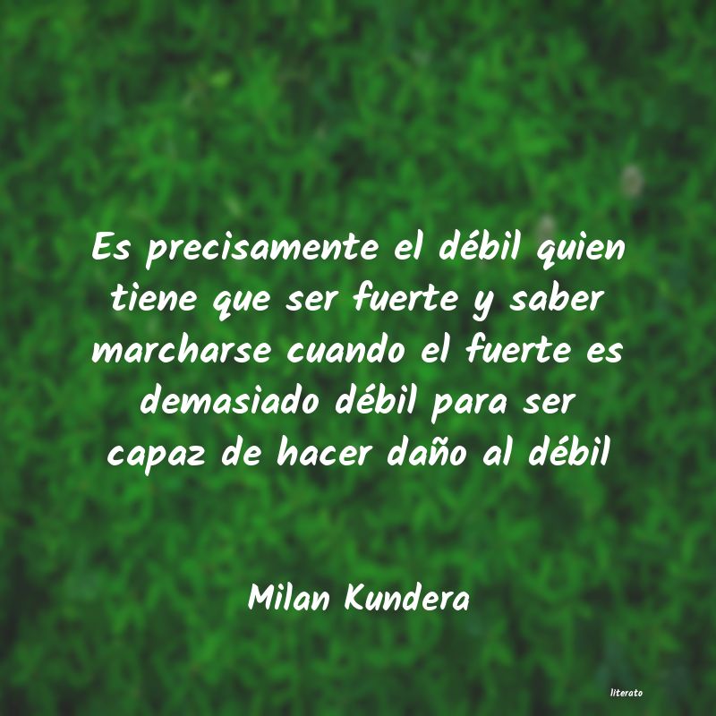 frases de Milan Kundera