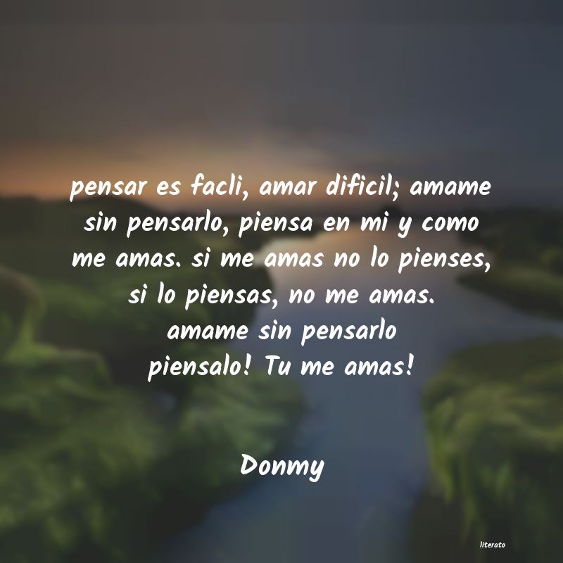 piensa en mi