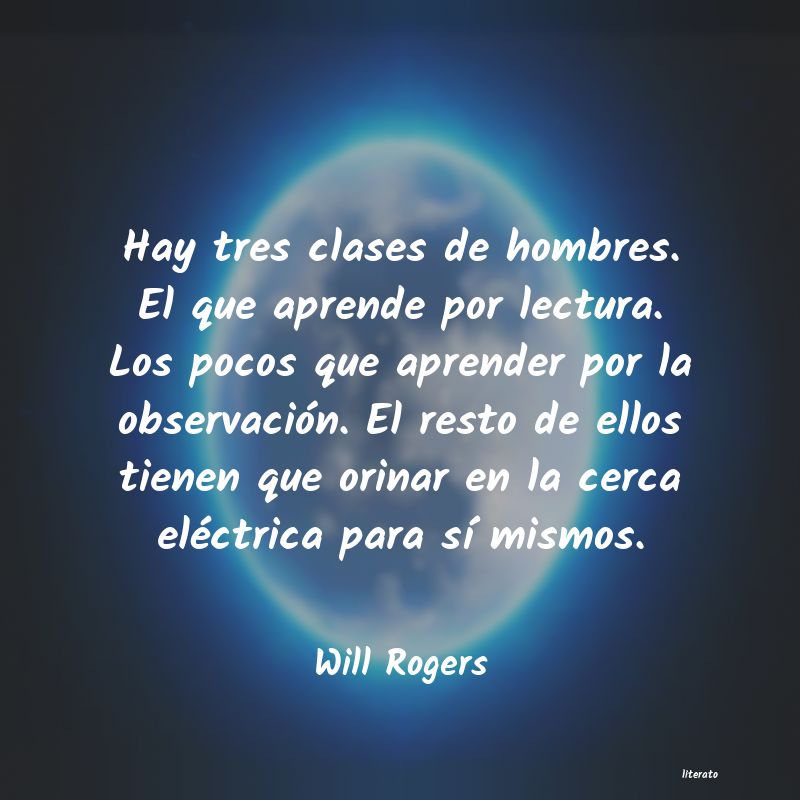 frases de Will Rogers