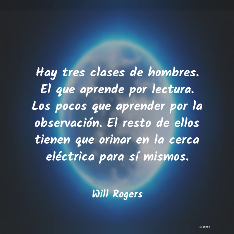 Frases de Will Rogers