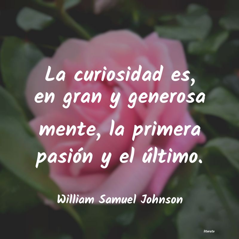 frases de William Samuel Johnson