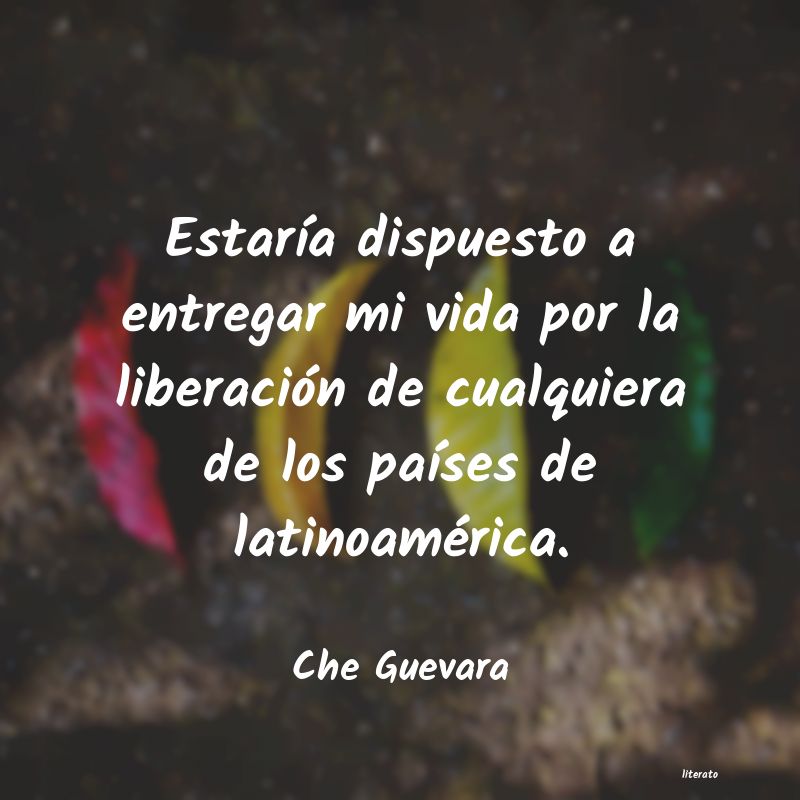 frases de Che Guevara
