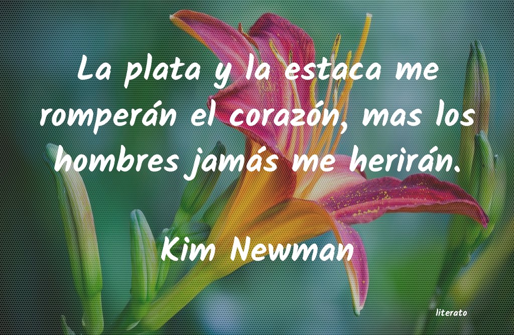 frases de Kim Newman