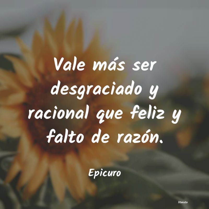 Frases de Epicuro