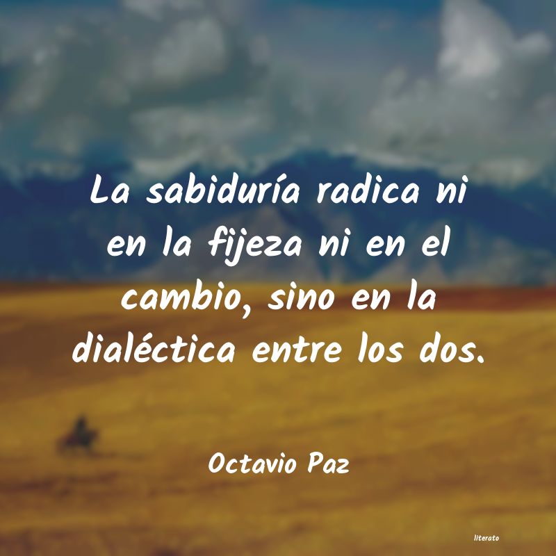 Frases de Octavio Paz