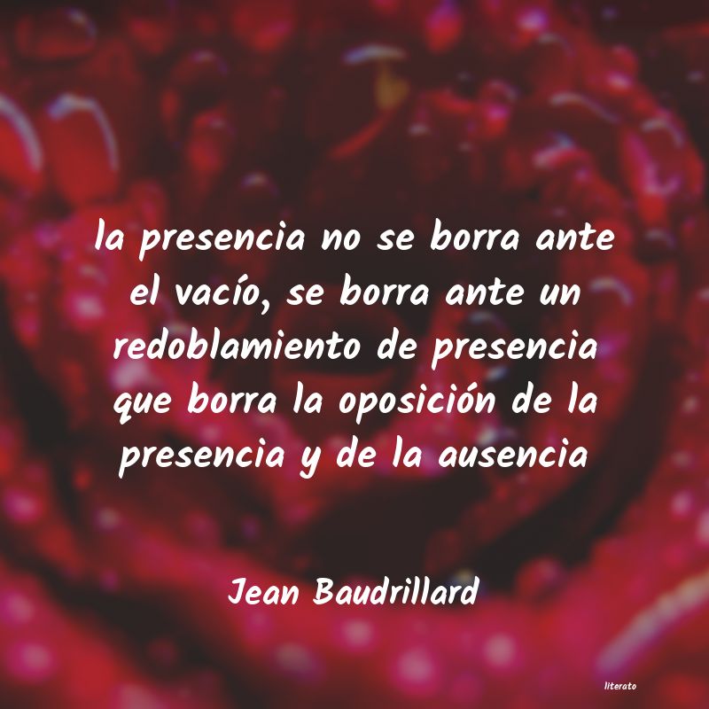 Frases de Jean Baudrillard