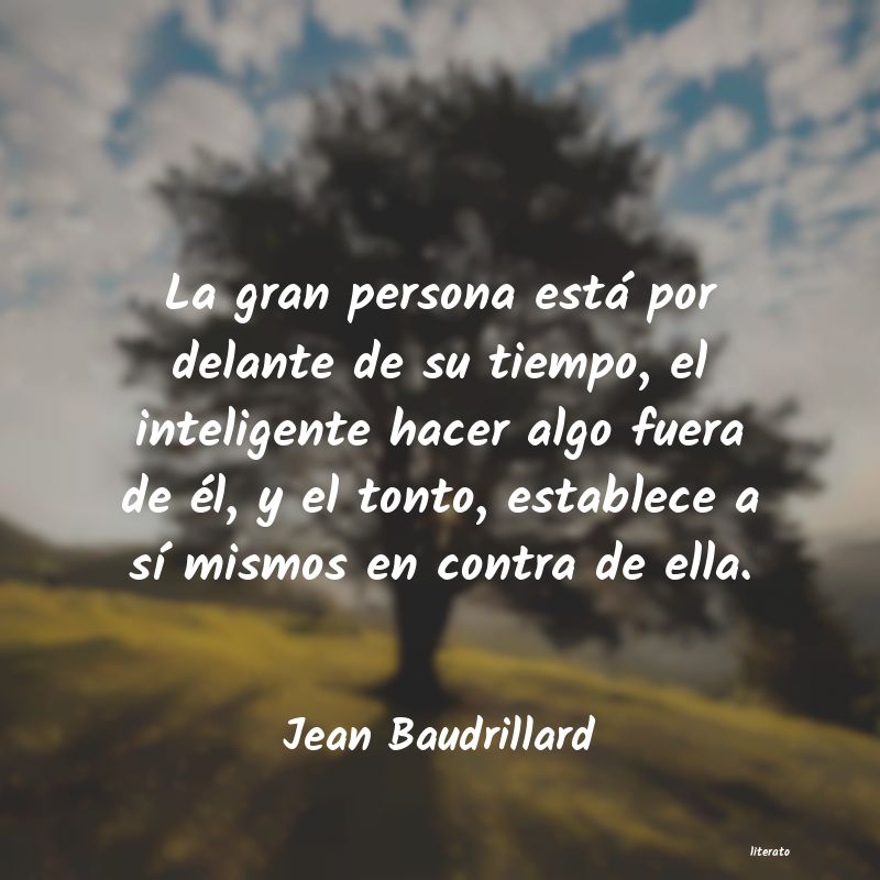 Frases de Jean Baudrillard