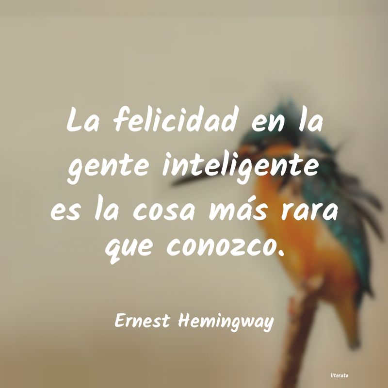 frases de Ernest Hemingway