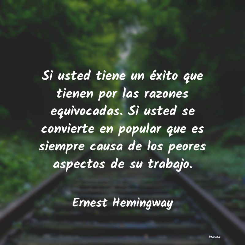 Frases de Ernest Hemingway