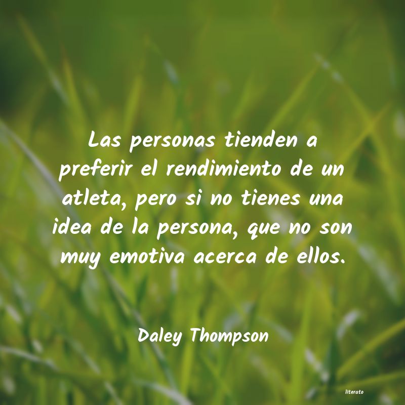 frases de Daley Thompson