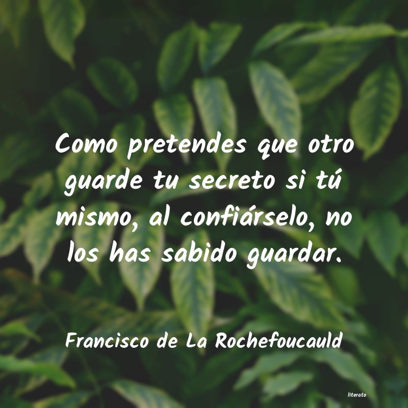 frases de Francisco de La Rochefoucauld