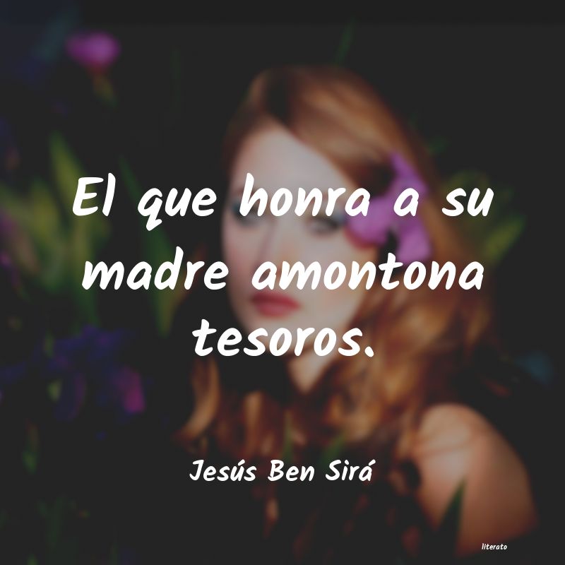 frases de Jesús Ben Sirá