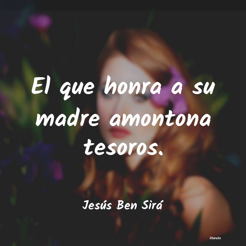 Frases de Jesús Ben Sirá