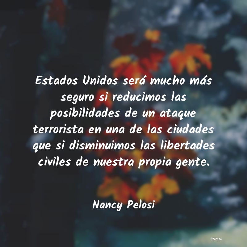 Frases de Nancy Pelosi