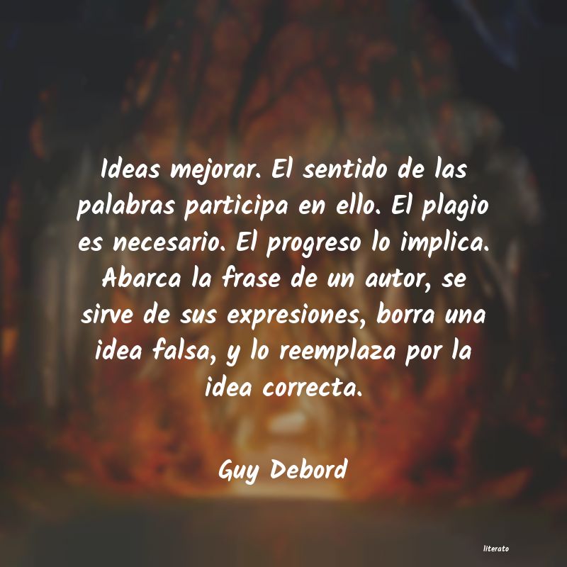Frases de Guy Debord