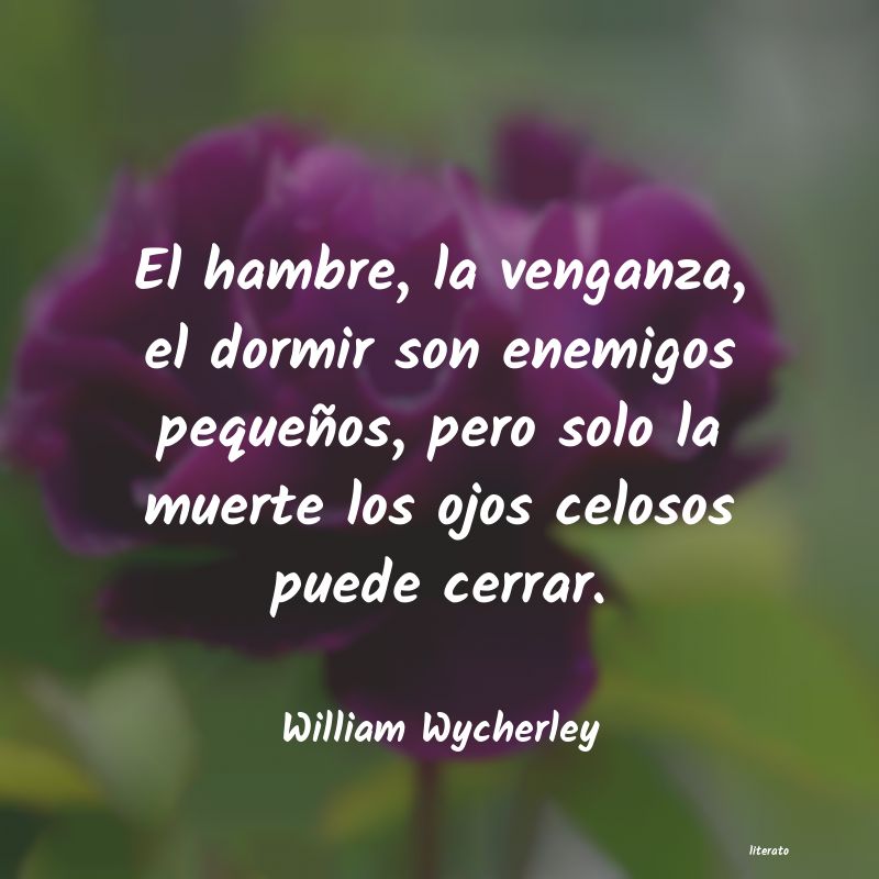 Frases de William Wycherley