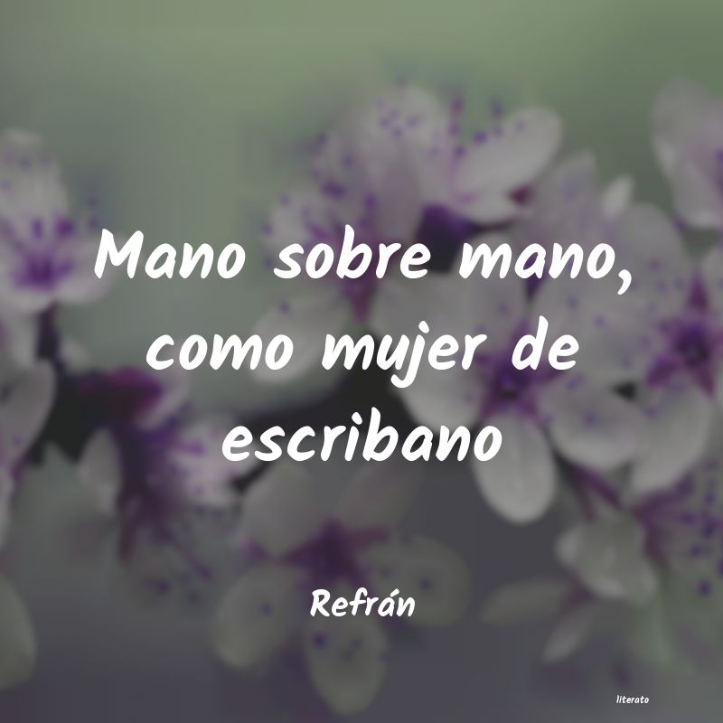 frases de Refrán